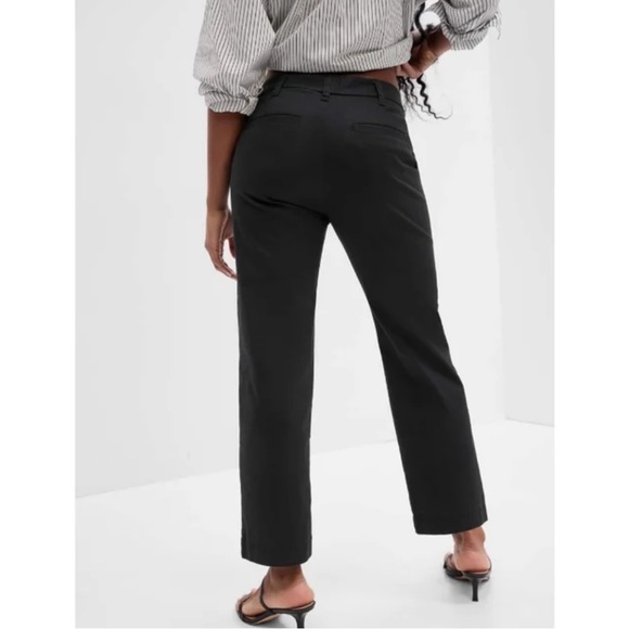 GAP Women's Girlfriend Khaki size 8 Color Black - Picture 2 of 8